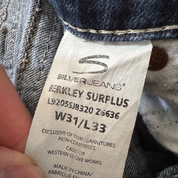 Silver Jeans Berkley Surplus Bootcut Distressed Jeans Women’s Size 31x22 - Picture 5 of 7